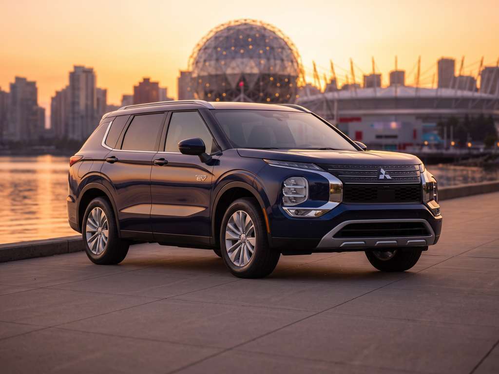 Blue 2026 Mitsubishi Outlander Hybrid Plug-in SUV / Crossover All-Wheel Drive 1-Speed Automatic