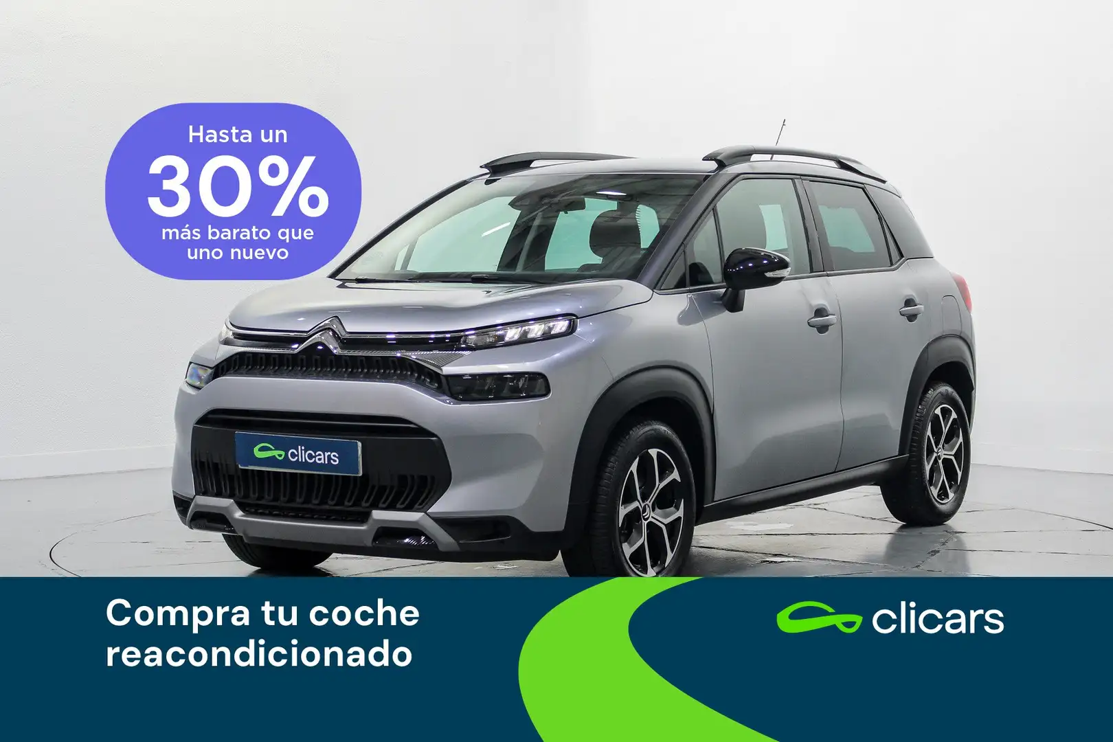 Citroen C3 Aircross Puretech S&S Plus 110 Argent - 1