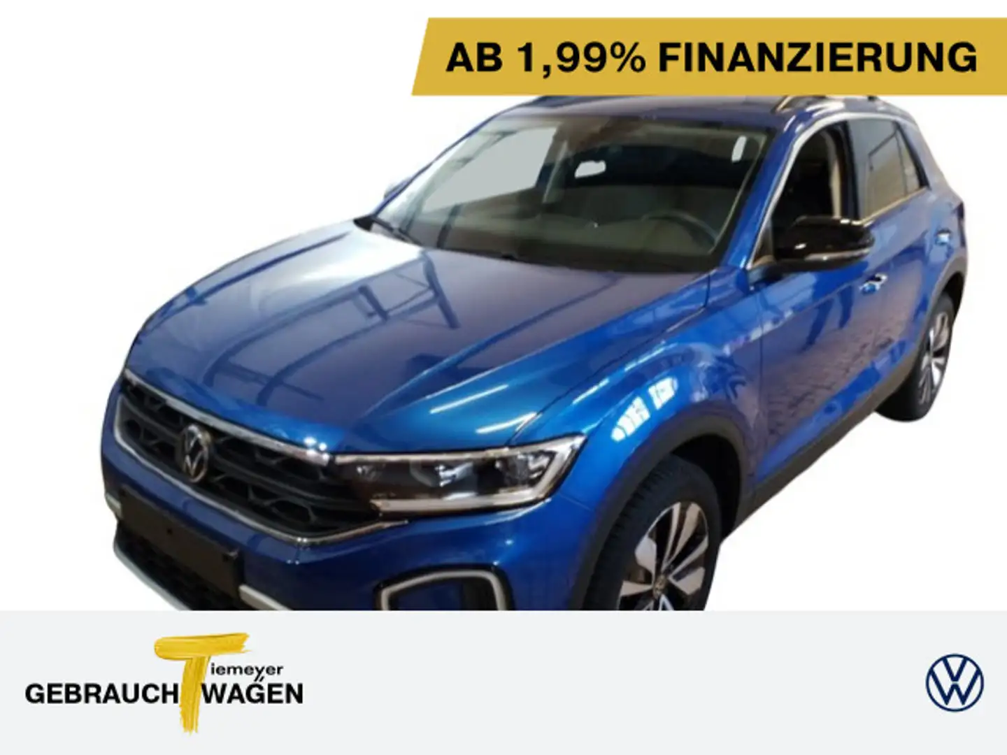 Volkswagen T-Roc 1.0 TSI GOAL KAMERA NAVI SITZHZG LED+ Blauw - 1