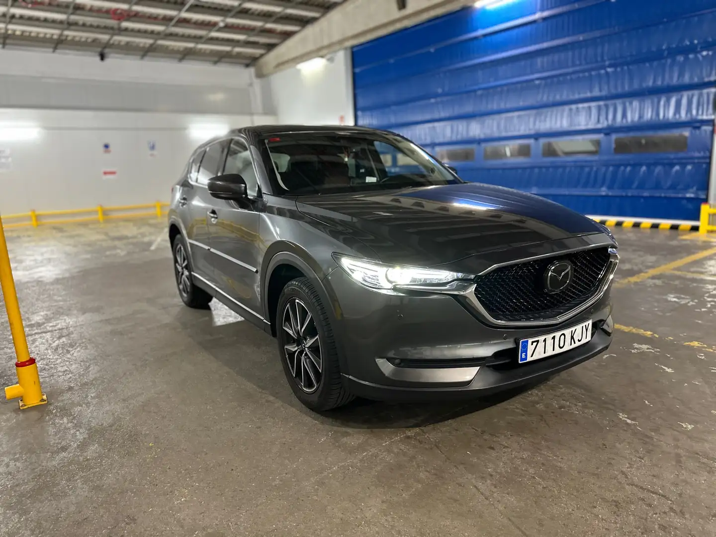 Mazda CX-5 2.5 Zenith Cruise+Roof+Black Leather 4WD Aut. 143k Gris - 2