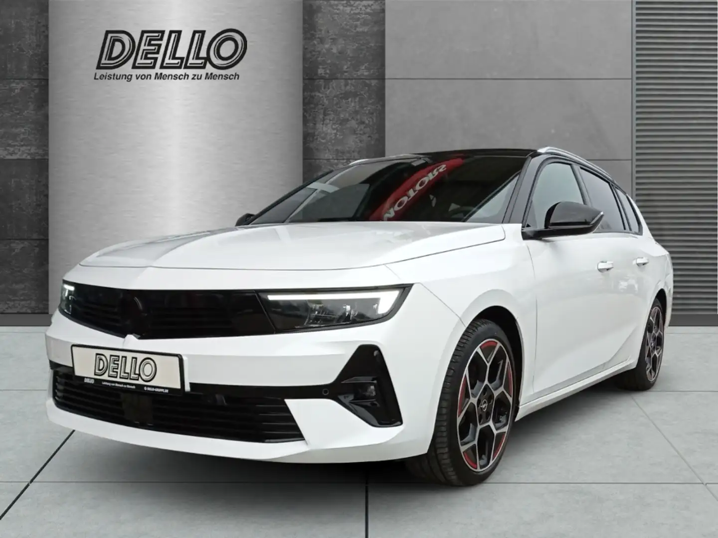 Opel Astra ST 1.5D GS Leder HUD AHK El. Panodach Navi Wit - 1