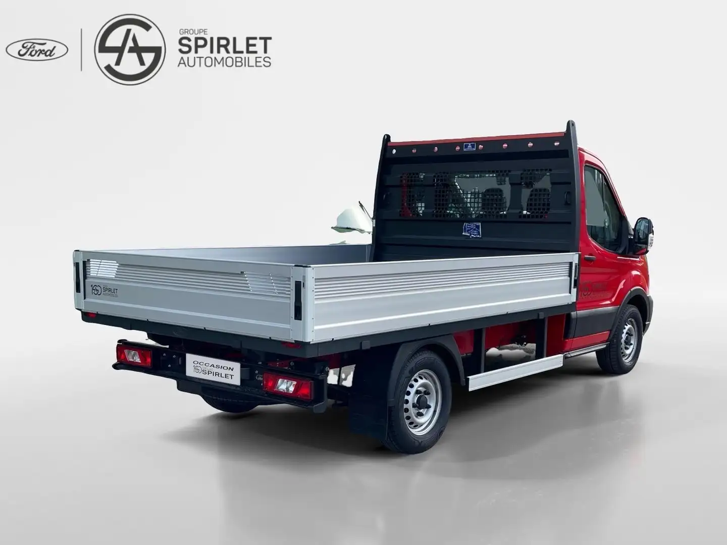 Ford Transit Chassis cabine plateau-Approve Rojo - 2