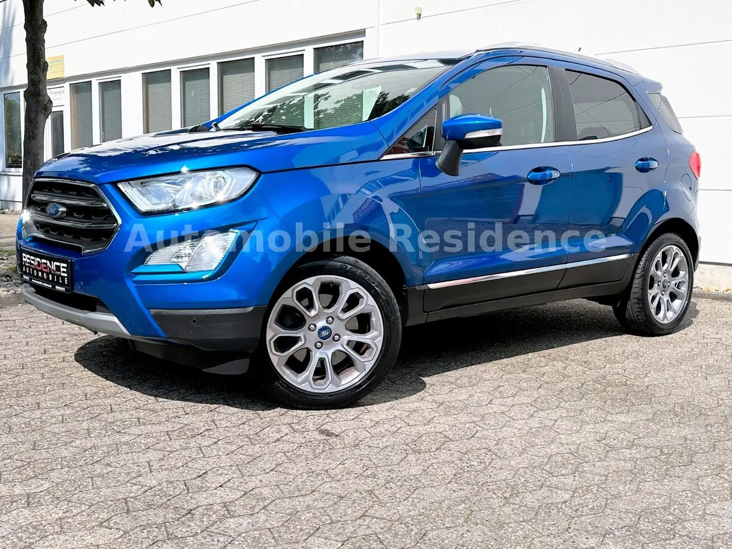 Ford EcoSport Titanium1.0*NAVI*PDC*LEDER*SHZ*TEMP*MFL Blauw - 2