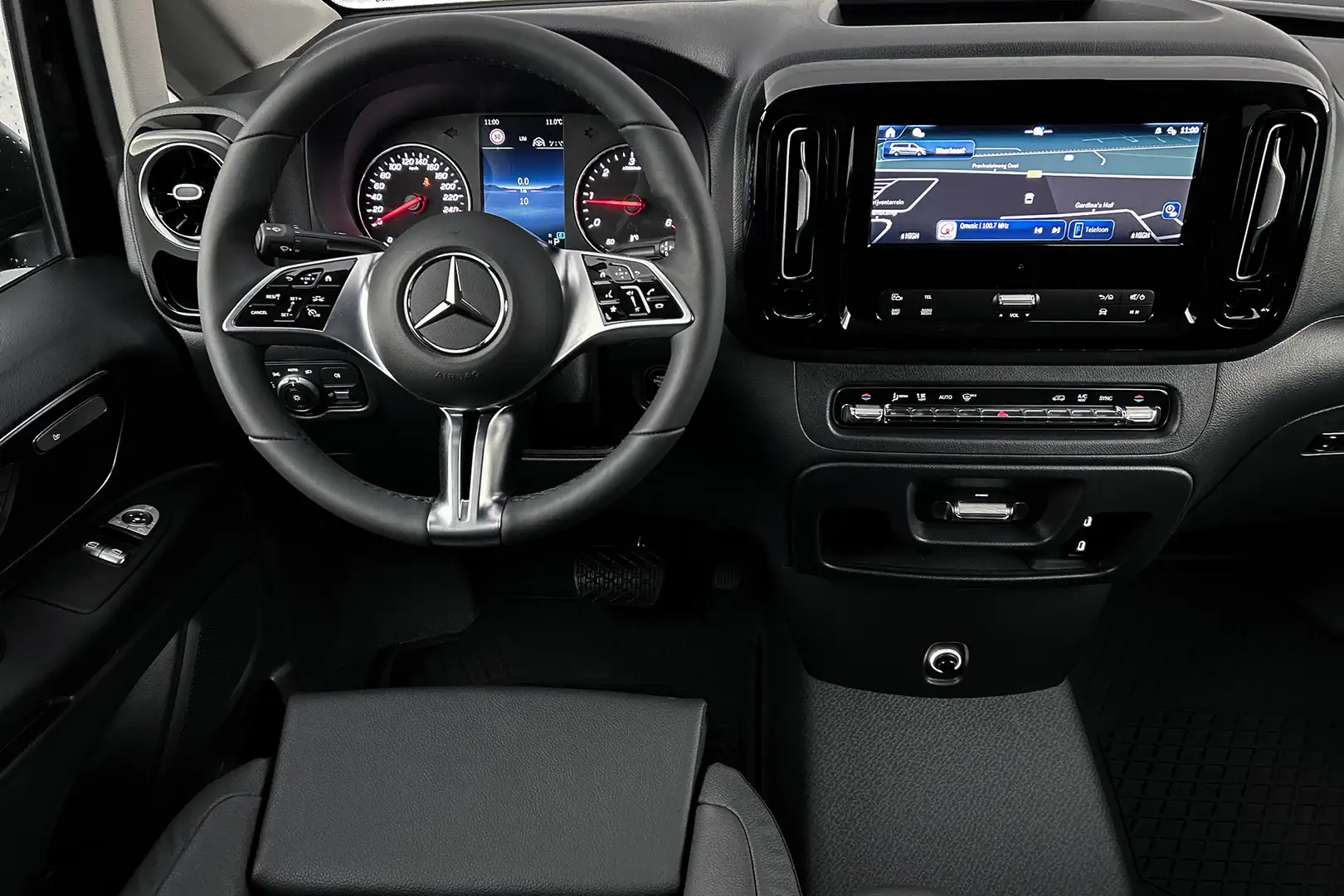 Mercedes-Benz Vito 119 CDI L3 Dubbel cabine | Adaptieve cruise contro Zwart - 2