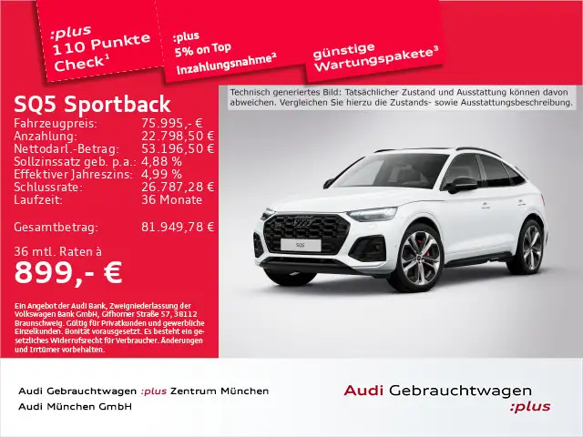 Audi SQ5 TDI tiptr. Pano/ACC/Virtual/HUD/St