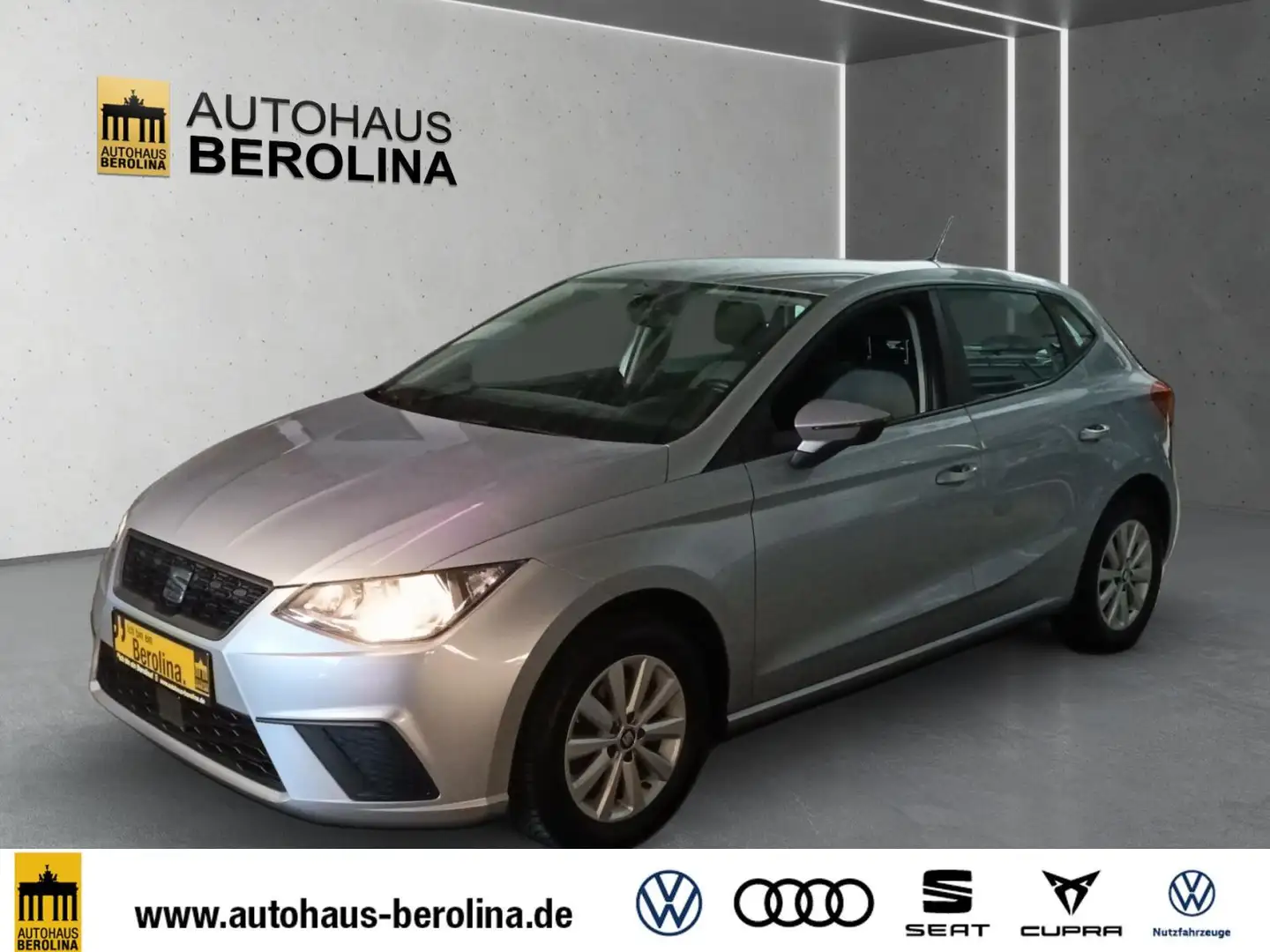 SEAT Ibiza 1.0 TSI Style DSG *NAV*PDC*SHZ* Silber - 1