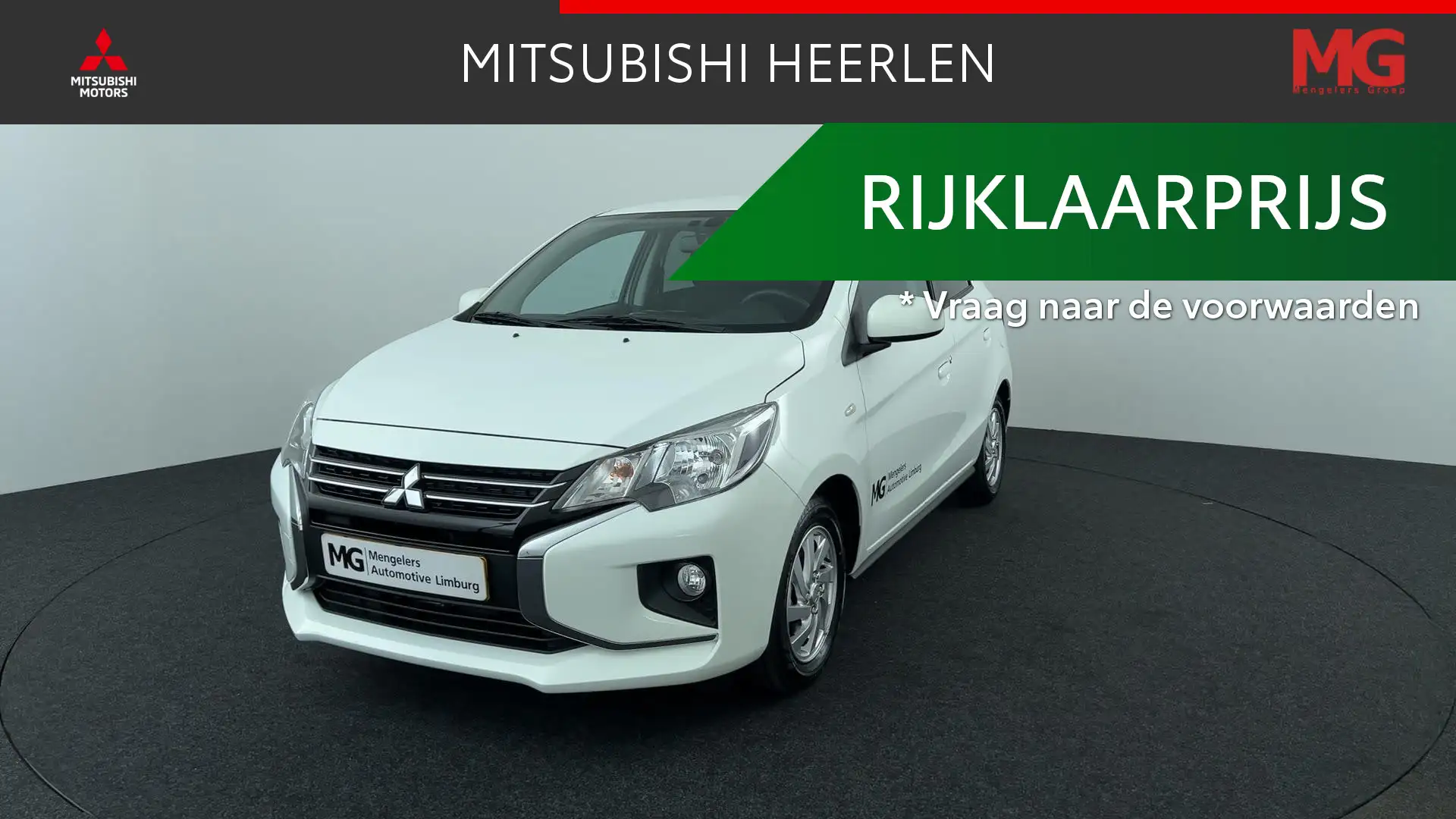 Mitsubishi Space Star 1.2 Dynamic CVT Automaat Blanc - 1