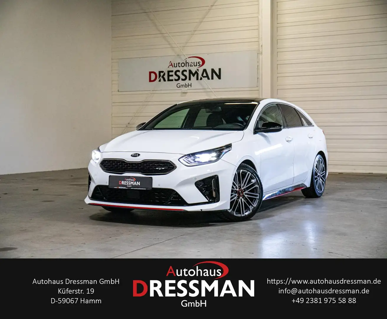 Kia ProCeed / pro_cee'd GT VIRTUAL PANO ACC NAVI-PAKET KAMERA Weiß - 1