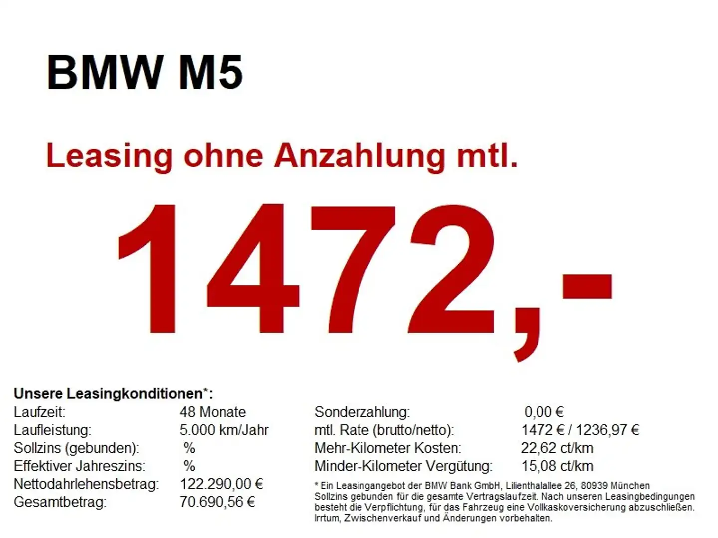 BMW M5 S-Lüft/PANO/ROLLO/4xAC/LHZ/M-MFL-SITZ/PRIVACY Grau - 1