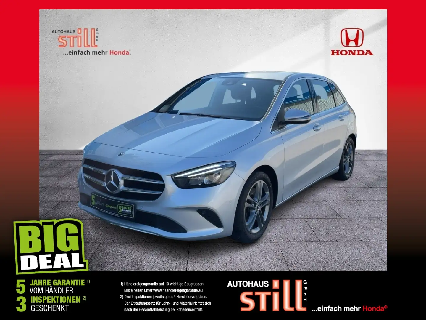 Mercedes-Benz B 220 4Matic Progressive LED+Navi+SHZ+Kam.+LM Argent - 1