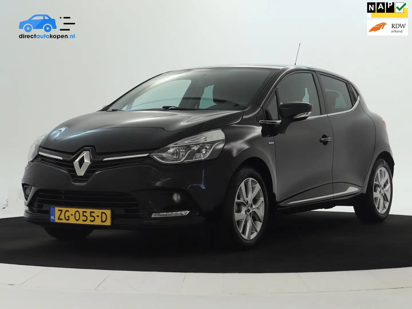 Renault Clio 0.9 TCe Limited NAVI | Bluetooth | 1ste eigenaar Zwart - 1