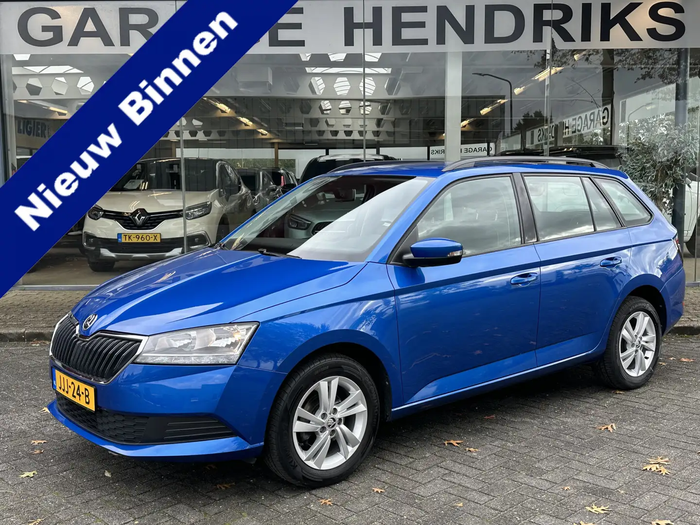 Skoda Fabia 1.0 TSI 95pk Ambition Wagon | Airco | Cruise | DAB Blauw - 1
