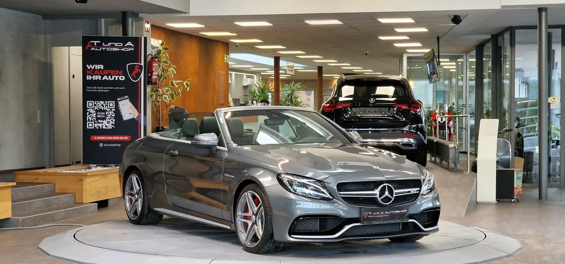 Mercedes-Benz Sonstige C 63 S AMG 1-Hand Cabriolet Aut. *Burmeister*Sitzb Grau - 2