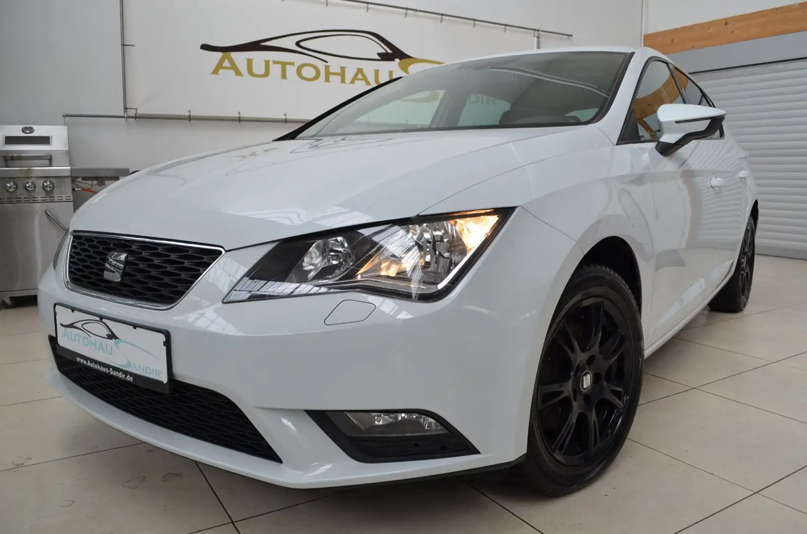 SEAT Leon 2.0 TDI Style DSG ~ Leder~Navi~MFL Blanco - 1