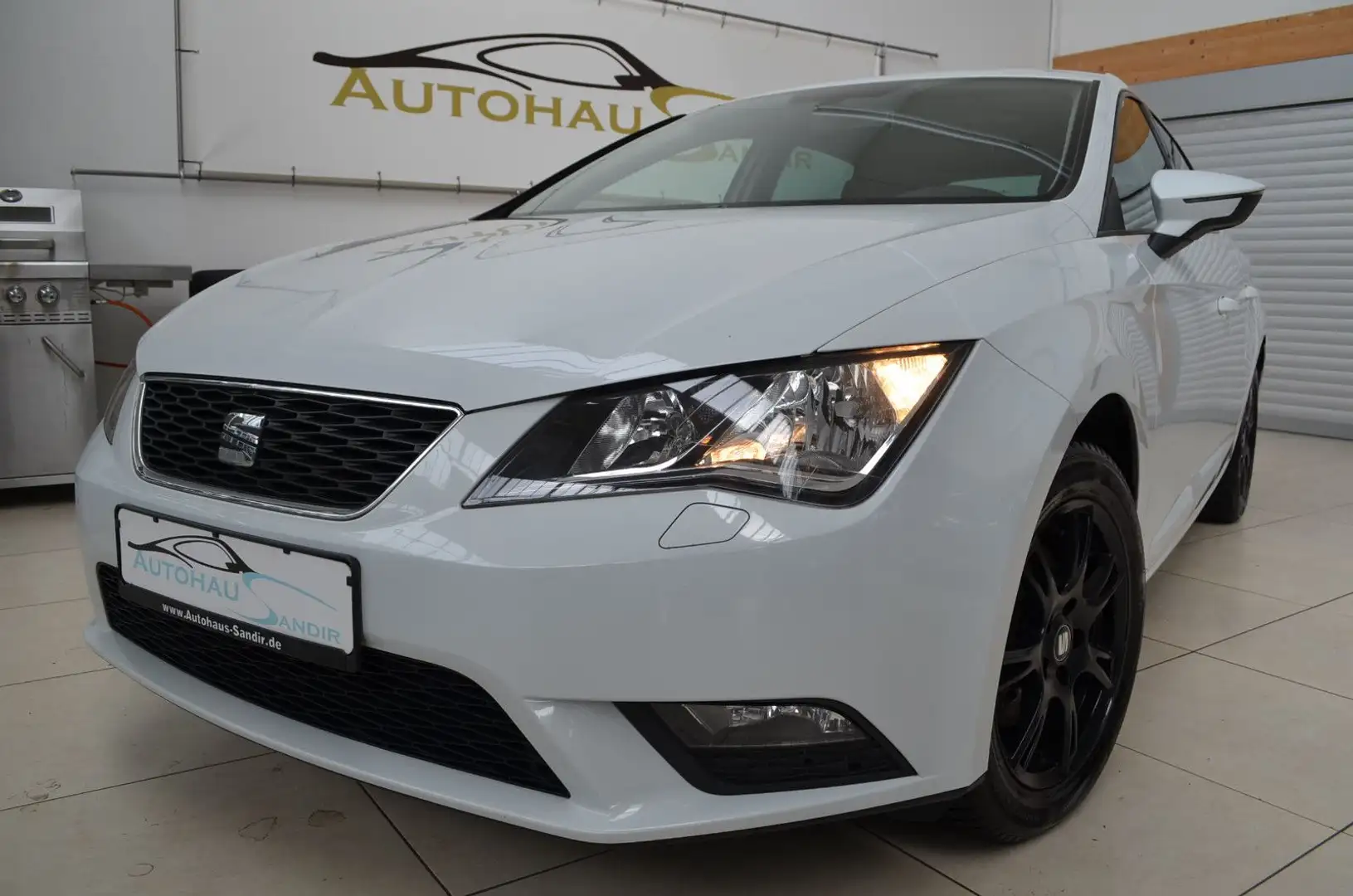SEAT Leon 2.0 TDI Style DSG ~ Leder~Navi~MFL Blanco - 2