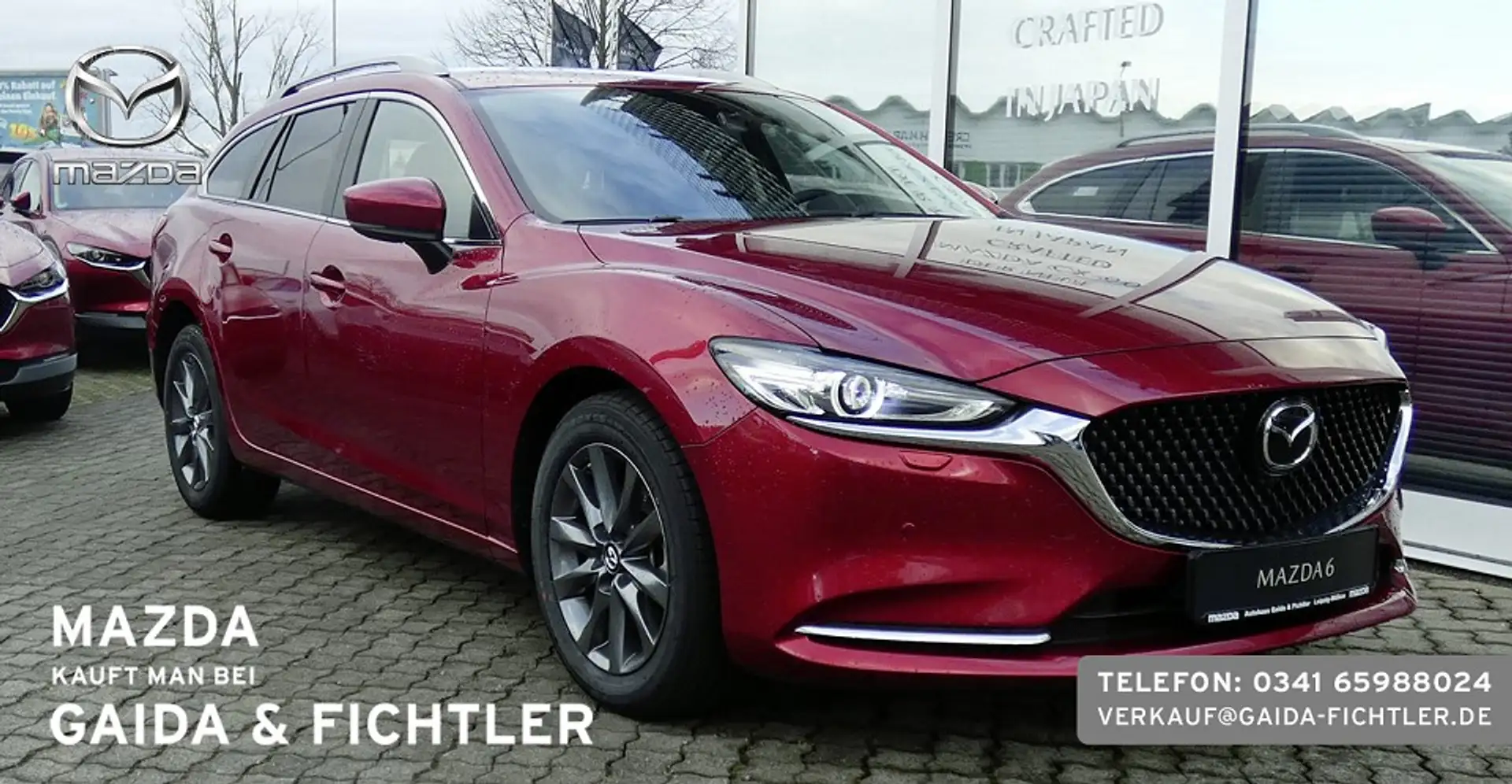 Mazda 6 KOMBI SKYACTIV G 165 AUTOMATIK CENTER-LINE Rot - 1