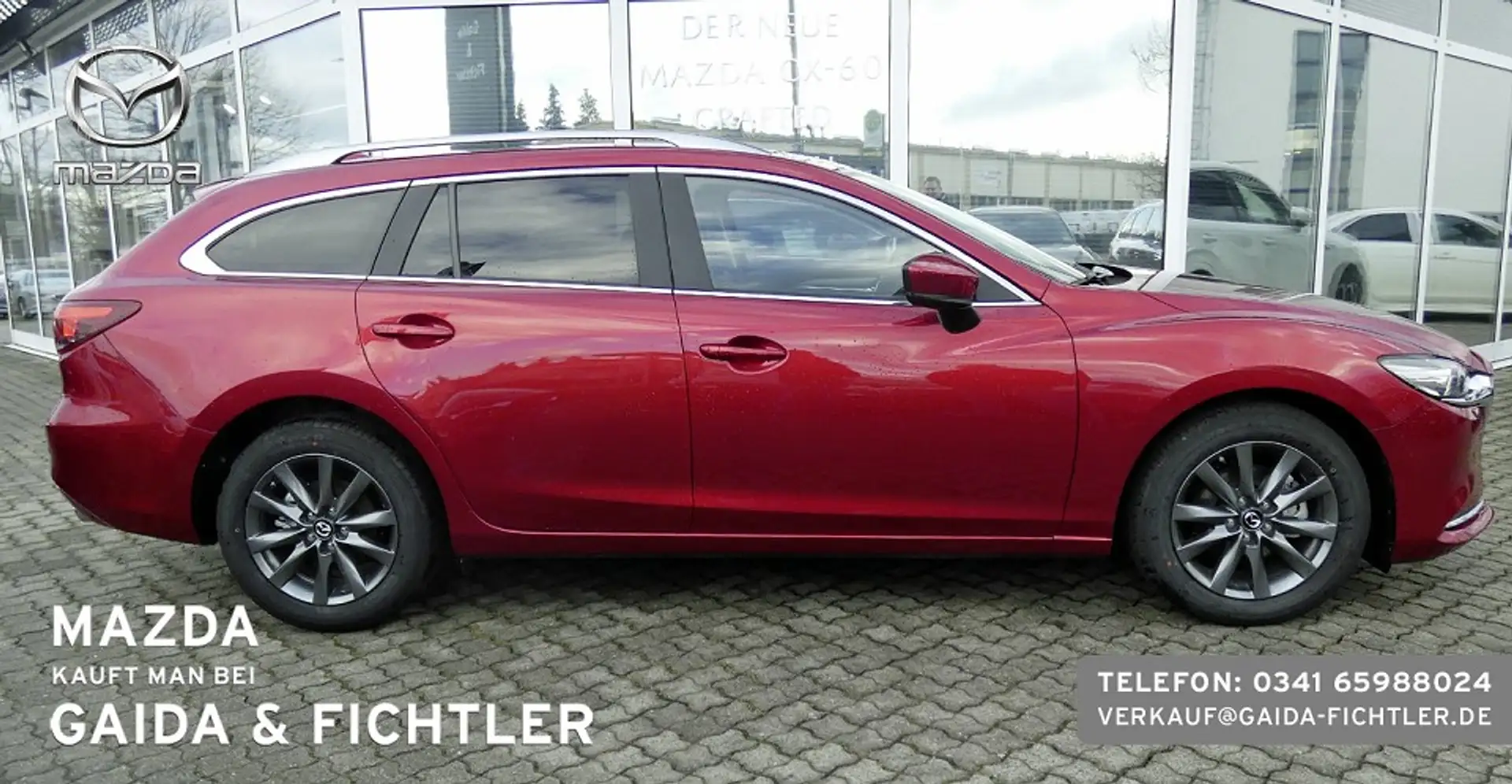 Mazda 6 KOMBI SKYACTIV G 165 AUTOMATIK CENTER-LINE Rot - 2
