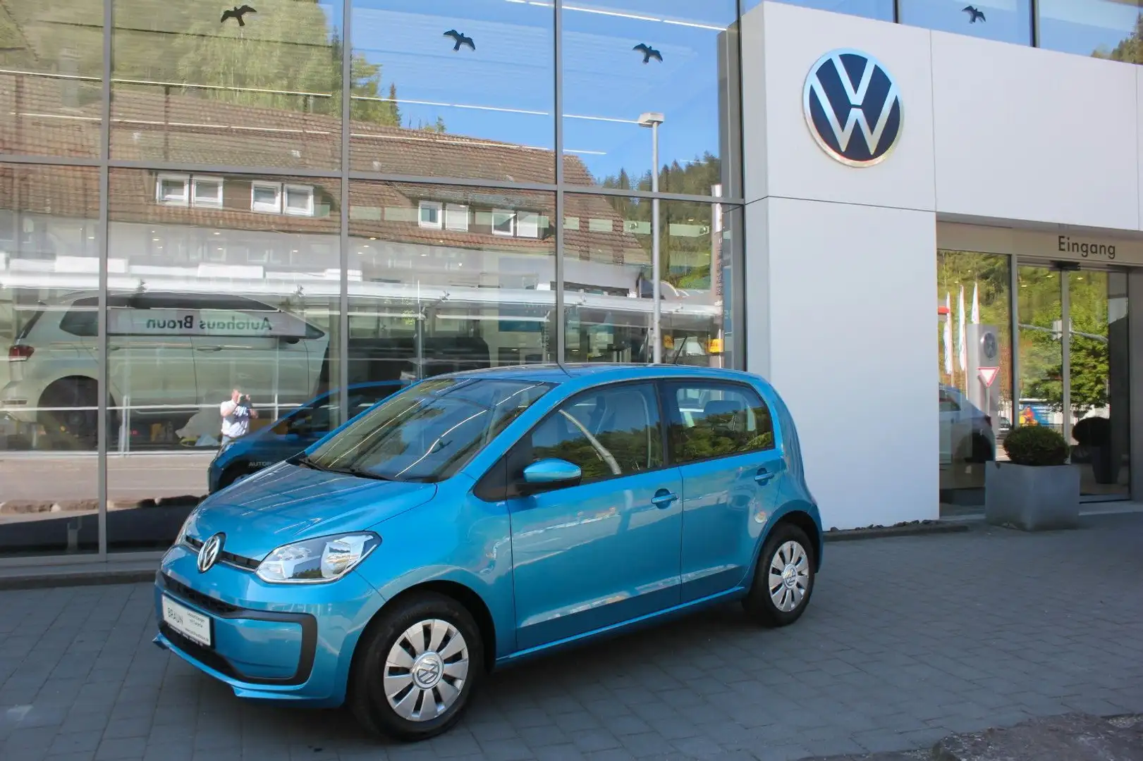 Volkswagen up! move up!  Klima,Radio/CD,BT,ZV,el.Fenster Blau - 1
