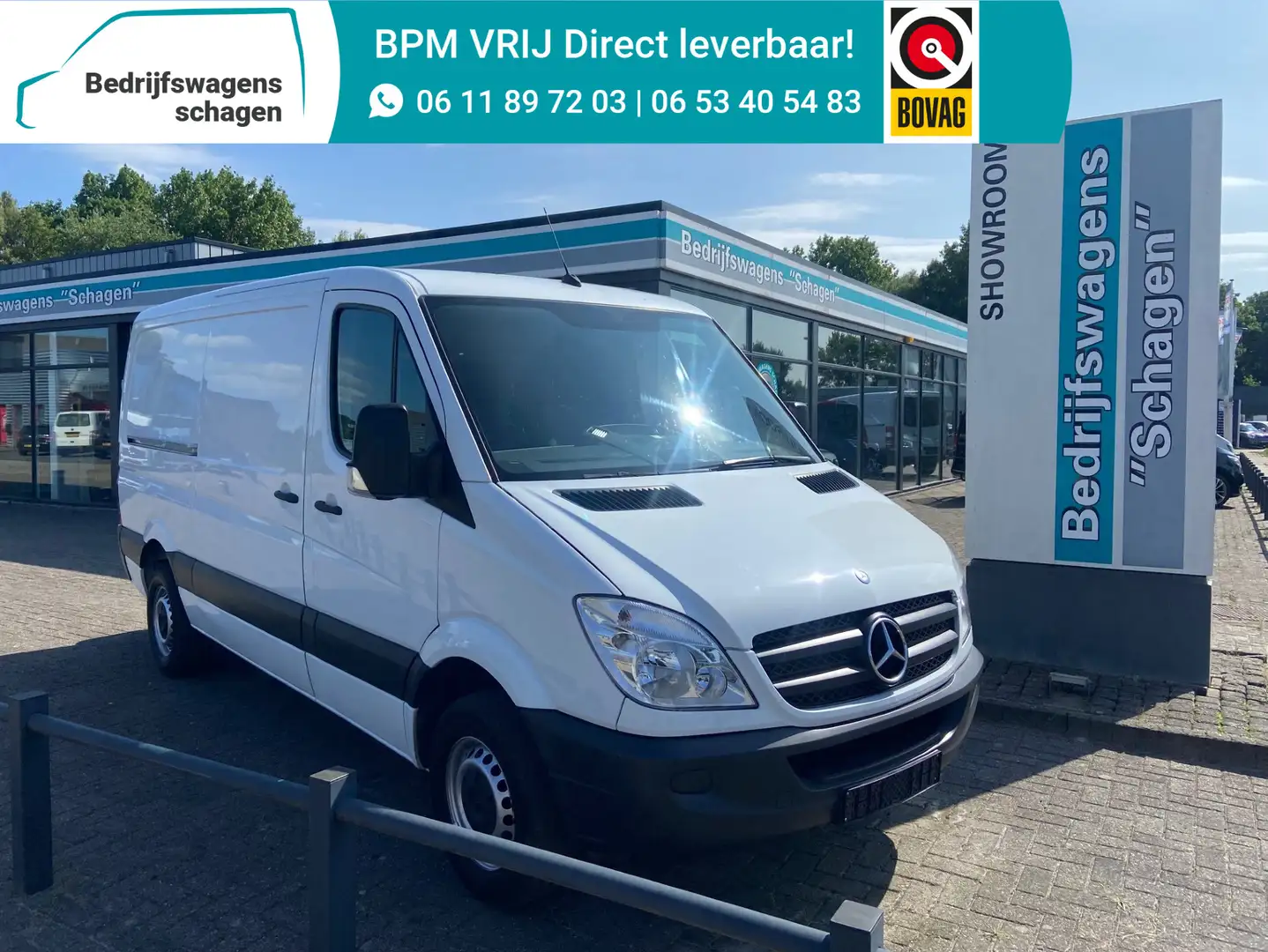 Mercedes-Benz Sprinter 316 CDI L2H1 E5 Trekhaak 2.8T | Camera | 3 zitplaa Wit - 1