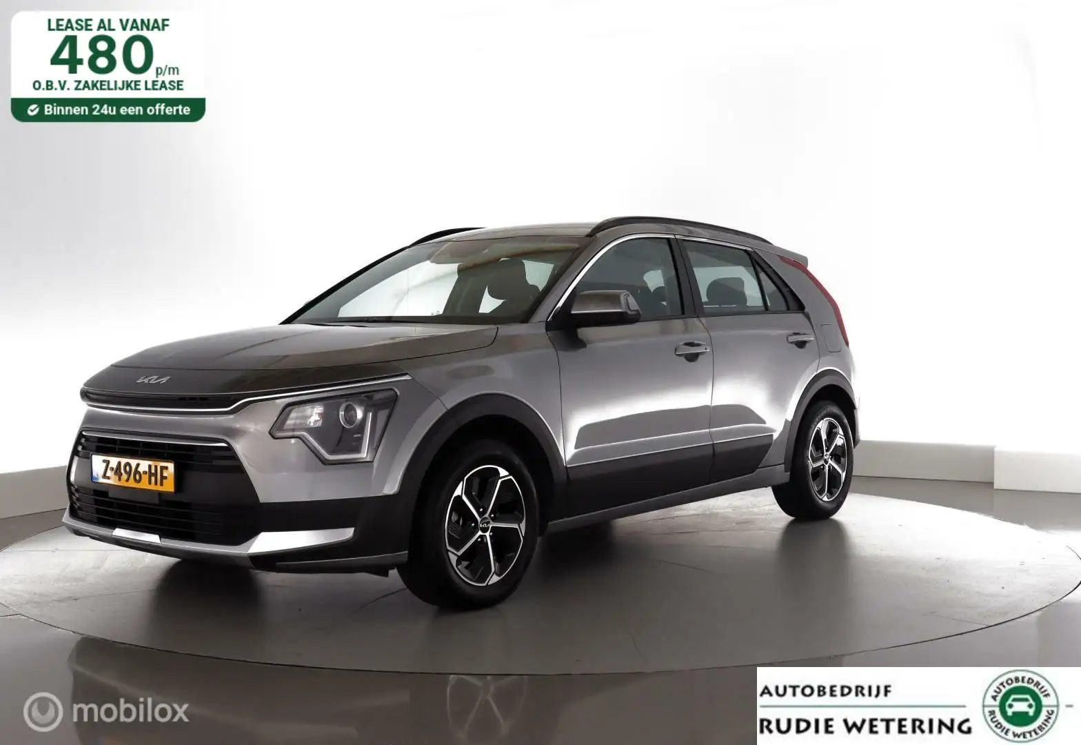 Kia Niro 1.6 GDi Hybrid Business nav|cam|dab||pdc|lmv16 Gris - 1