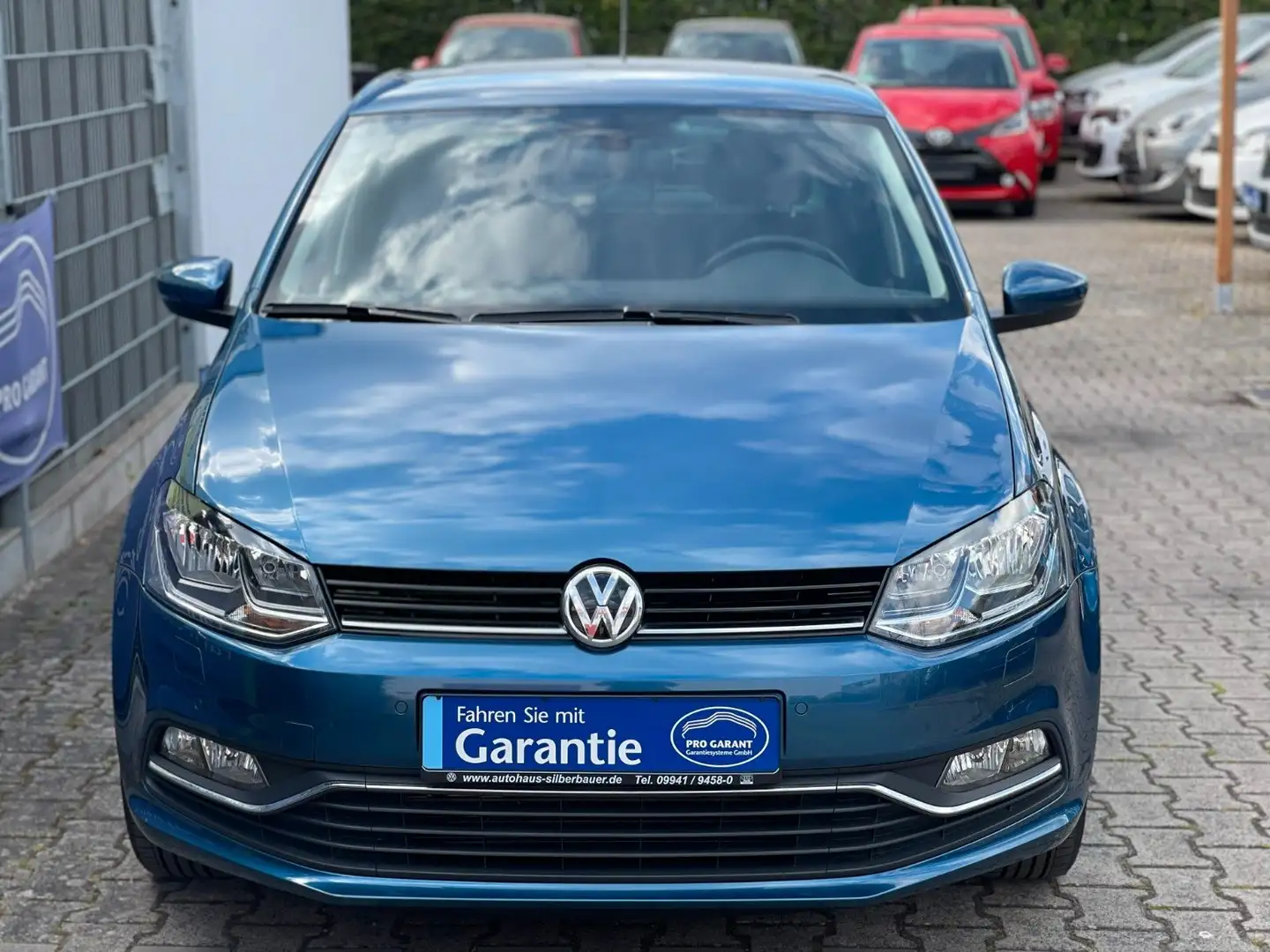 Volkswagen Polo V Lounge BMT/Start-Stopp/SHZ/1.Hd/Garantie Blu/Azzurro - 2