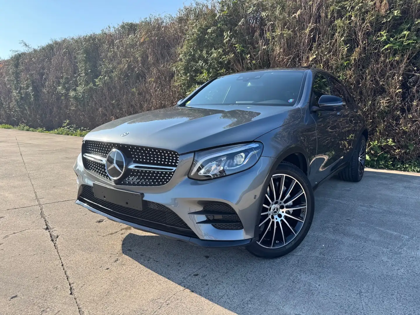 Mercedes-Benz GLC 220 Coupé d 4-Matic AMG (EU6c) 52000KM** FULLS** Grijs - 1