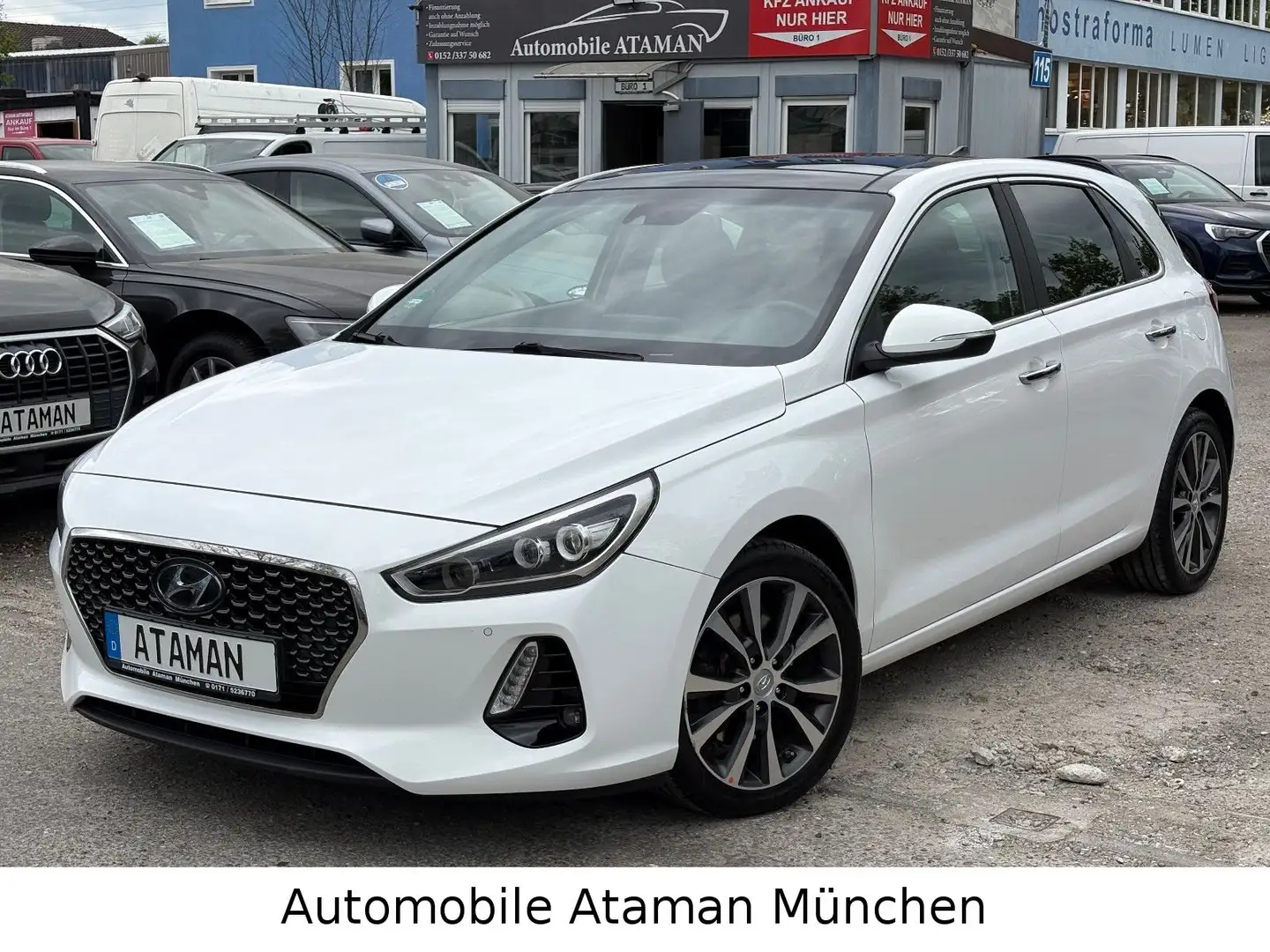 Hyundai i30 1.6 CRDi Premium, Leder, Navi, LED, Pano Weiß - 1