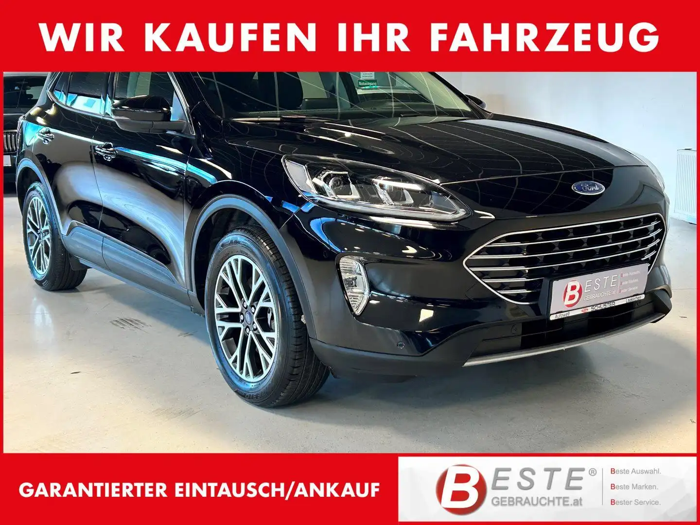 Ford Kuga 2,5 Duratec PHEV Titanium Schwarz - 1