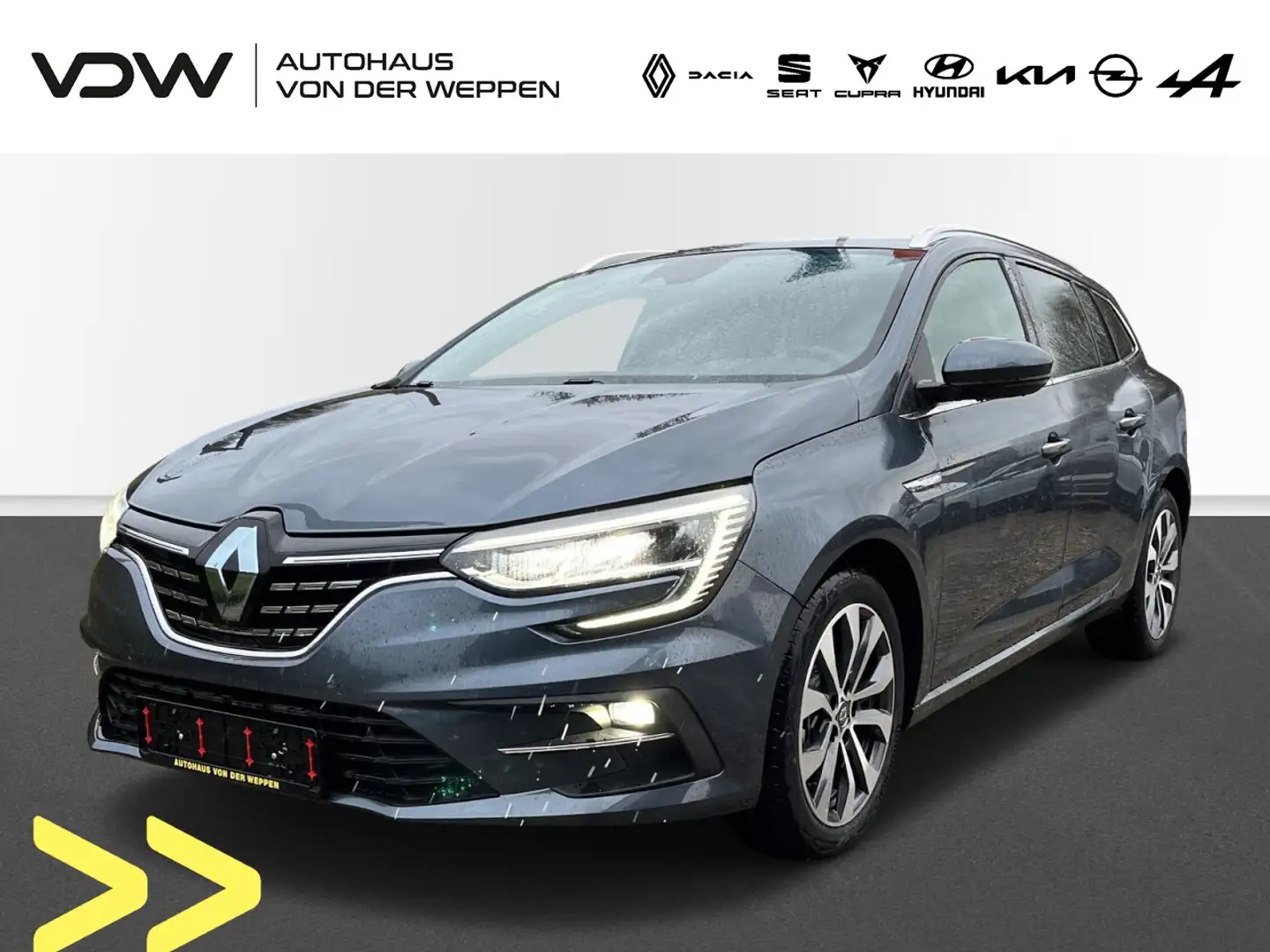 Renault Megane IV Grandtour Techno TCe 140 Automatik Klima Navi Grau - 1