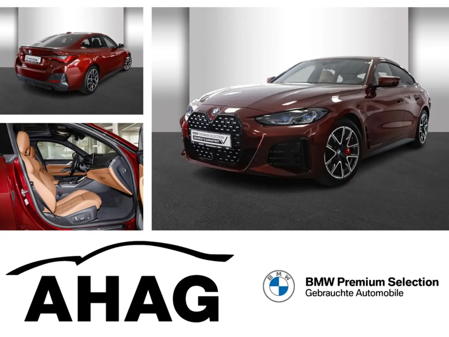 BMW 430 d xDrive Gran Coupe M Sportpaket Sport Aut. Червоний - 1