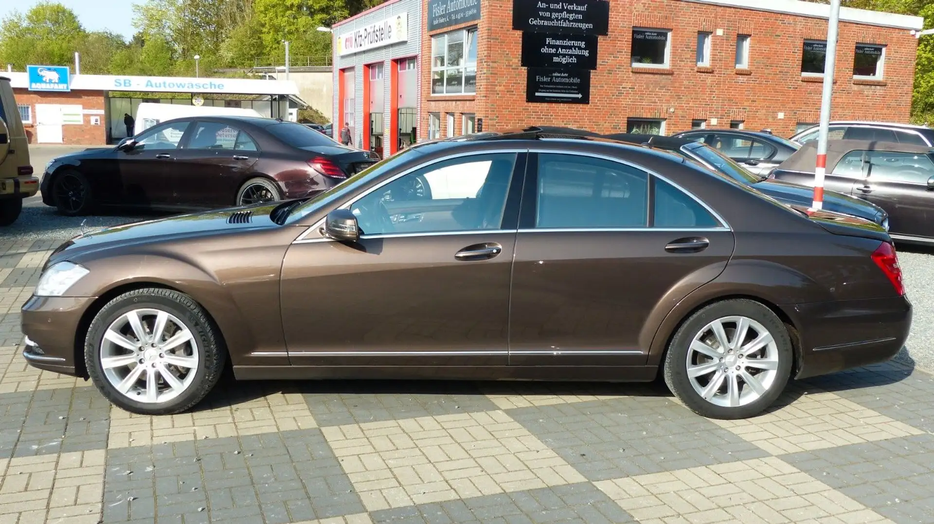 Mercedes-Benz S 450 4Matic tolle Farbkombi SHD Standhzg Brown - 2