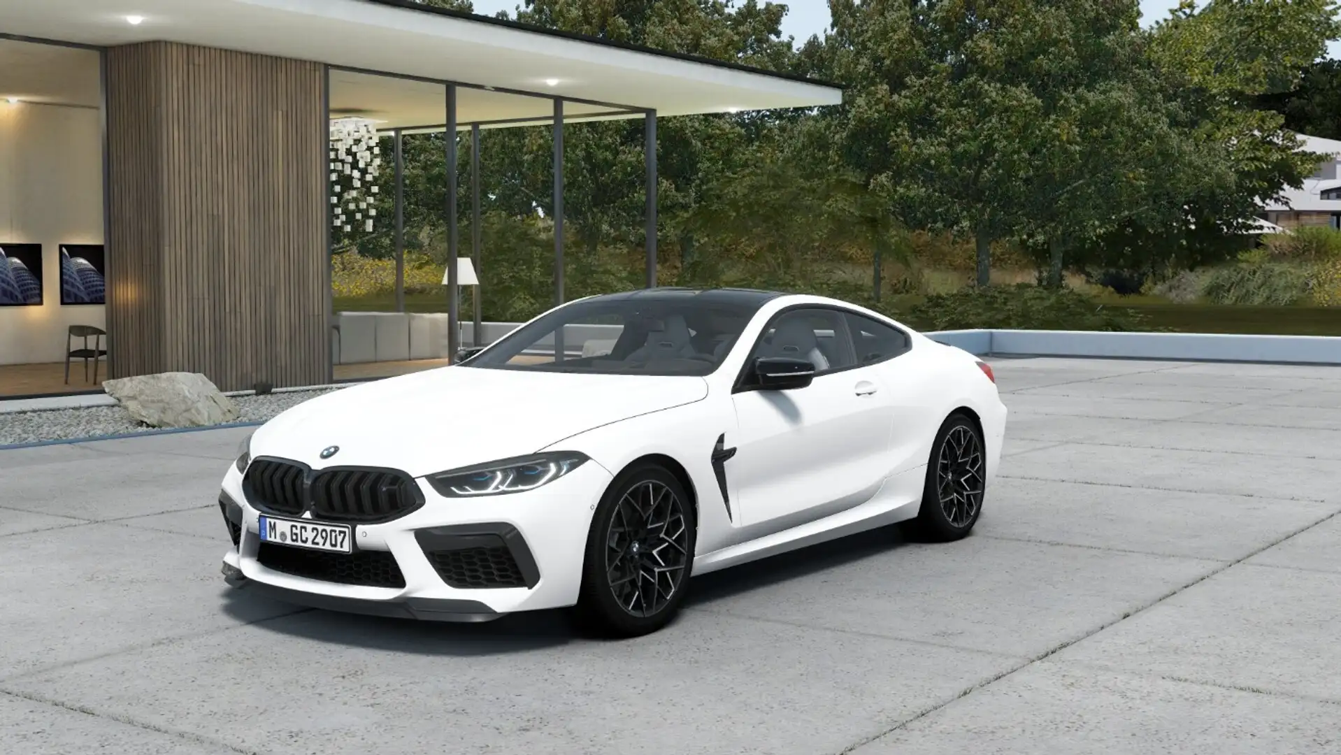 BMW M8 Competiton Coupe xDrive Weiß - 2