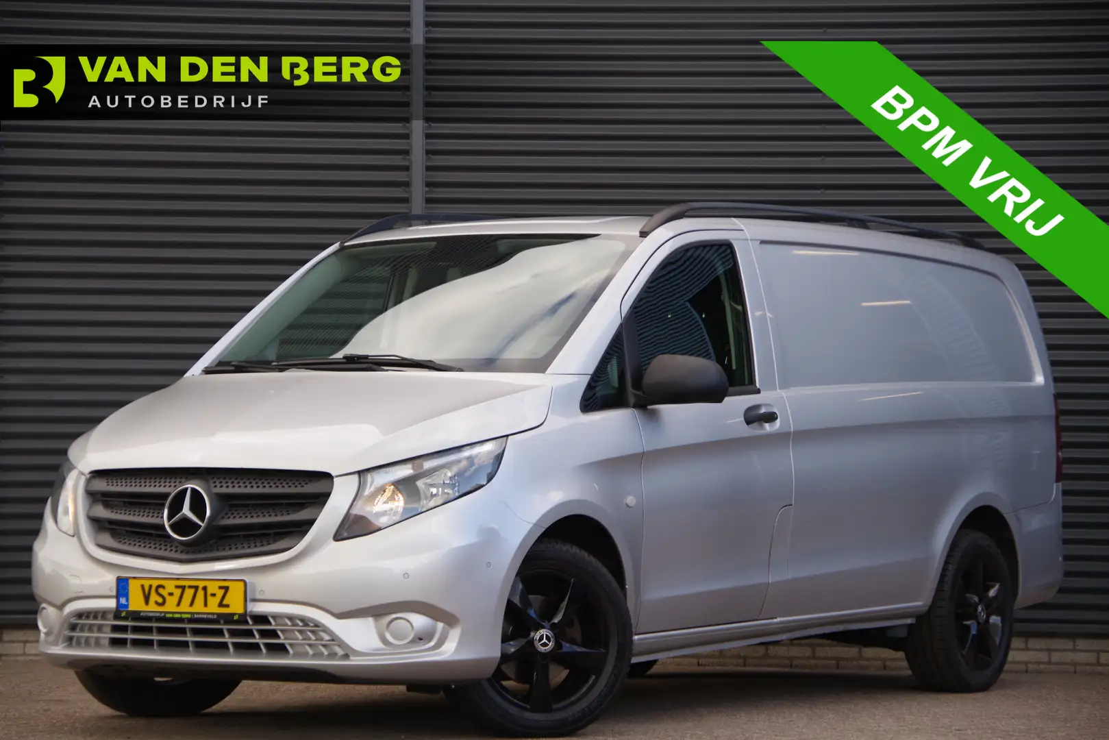 Mercedes-Benz Vito 114 CDI L2 3-ZITS, AUT. AIRCO, CRUISE, CAMERA, PAR Zilver - 1