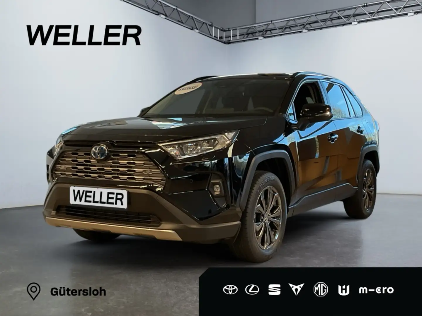 Toyota RAV 4 2.5 Hybrid Team D 4x2 *Navi*LED*el Heck* Schwarz - 1
