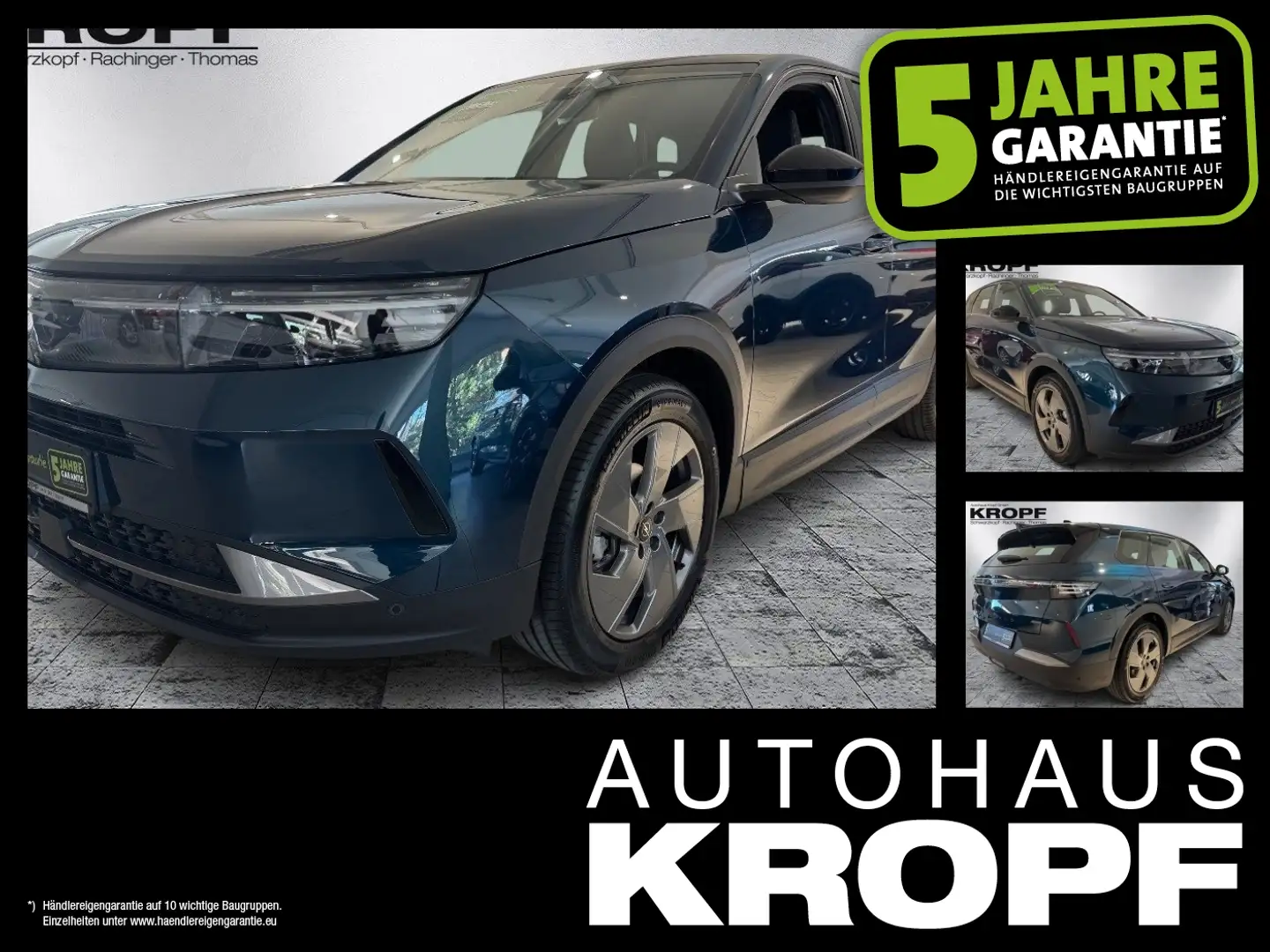 Opel Grandland 1.2 Fin. ab 2,99% Klima + PDC + NAVI Bleu - 1