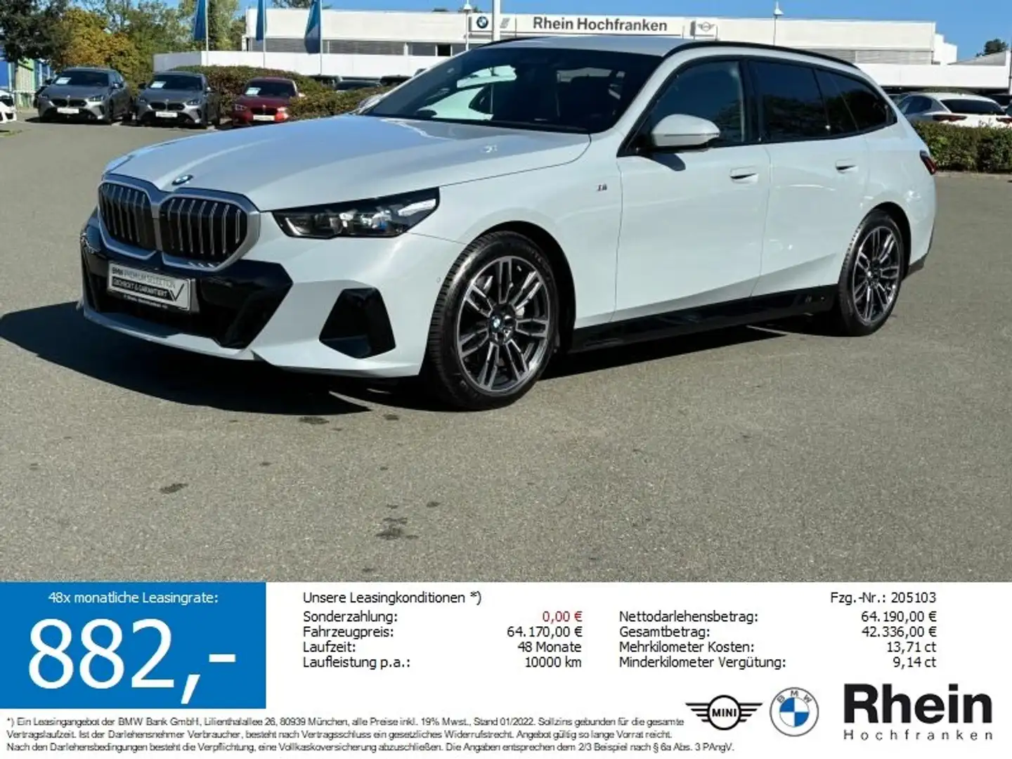 BMW 540 d xDrive Touring M Sport 1000 € AKTIONSPRÄMIE Grigio - 1