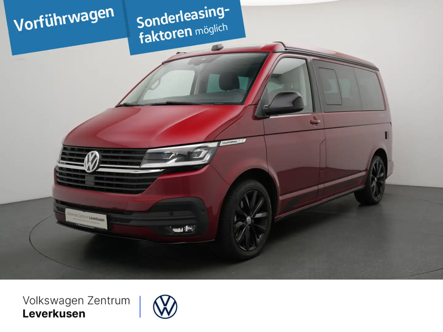 Volkswagen T6.1 California TDI Beach Tour Edition STANDH Rot - 1