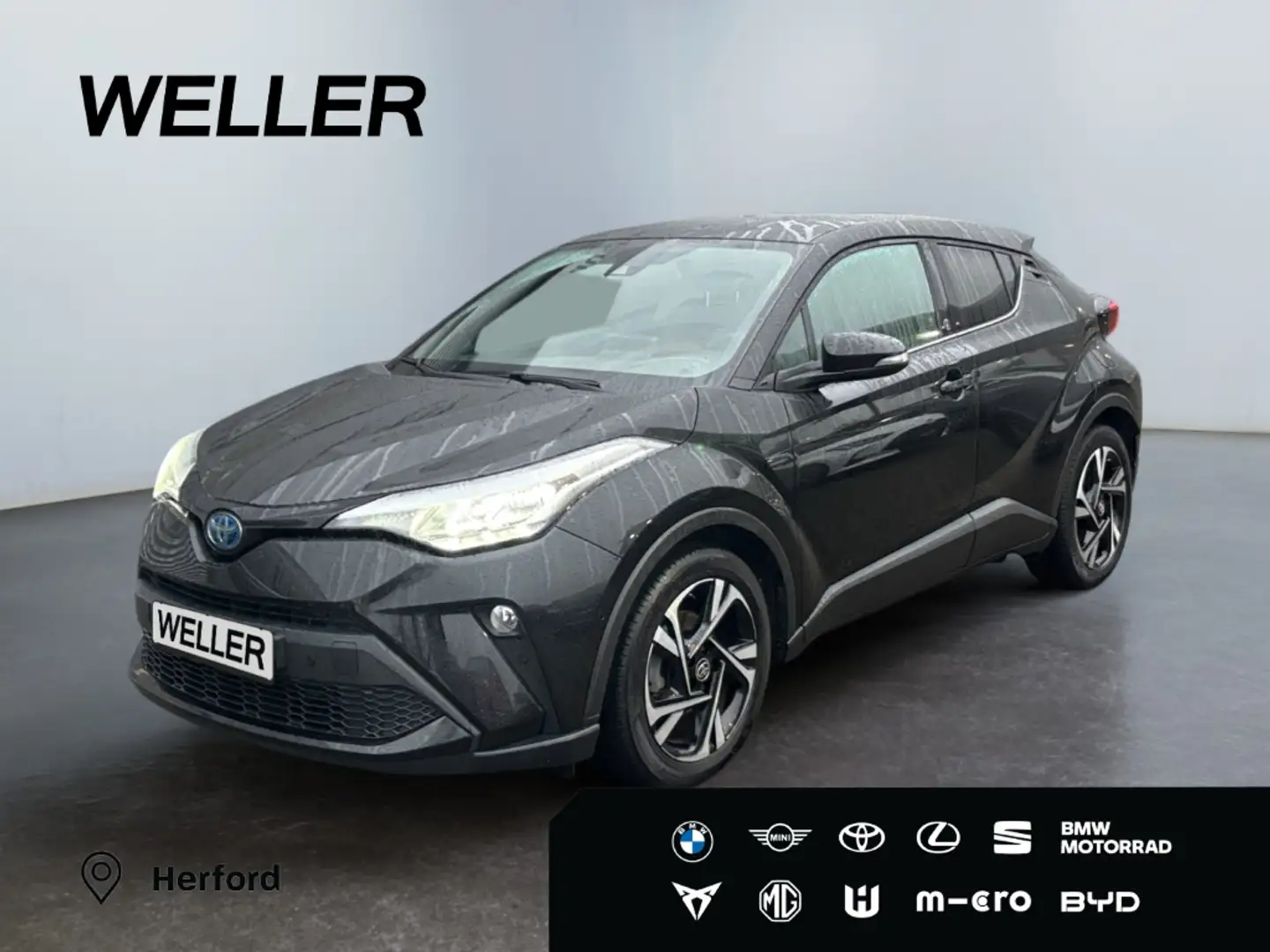 Toyota C-HR 2.0 Hybrid Team D *WKR*LED*CarPlay*CAM*SHZ* Schwarz - 1