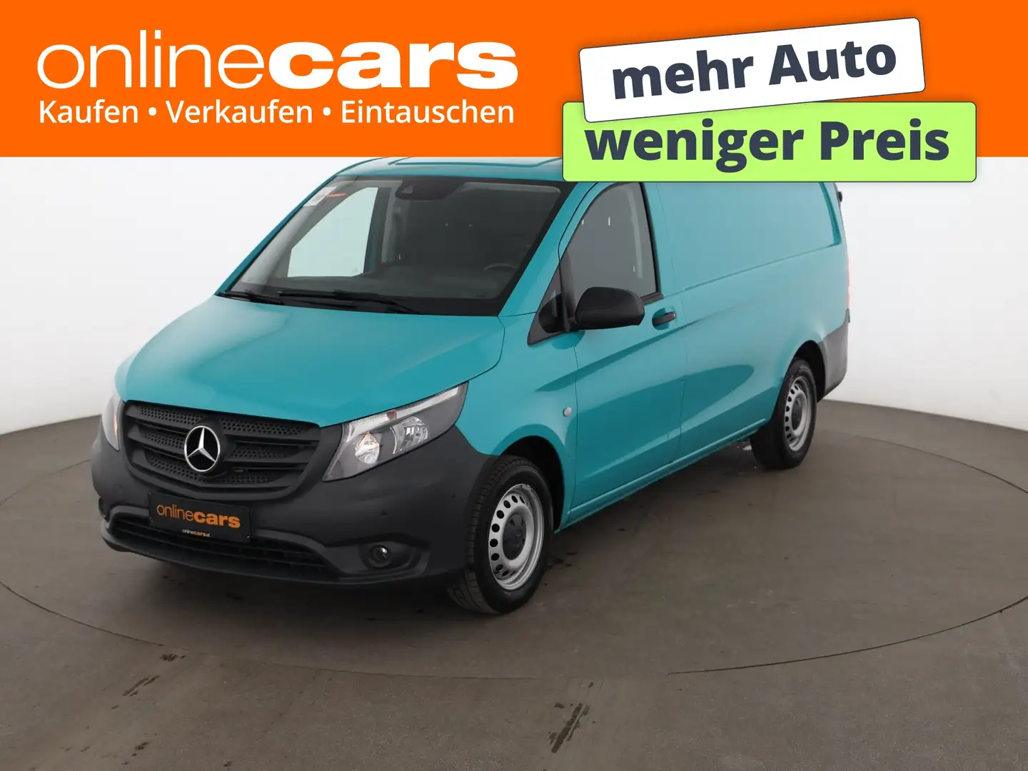 Mercedes-Benz Vito Kasten 114 CDI lang Aut NAVI SITZHZG R-CAM Grün - 1