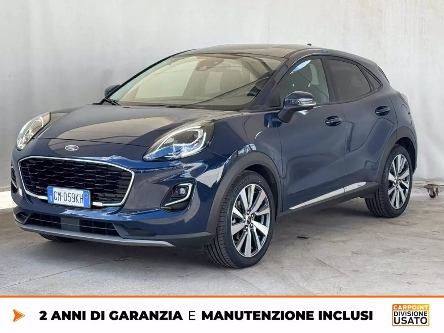 Ford Puma 1.0 ecoboost h titanium x s&s 125cv Blauw - 1