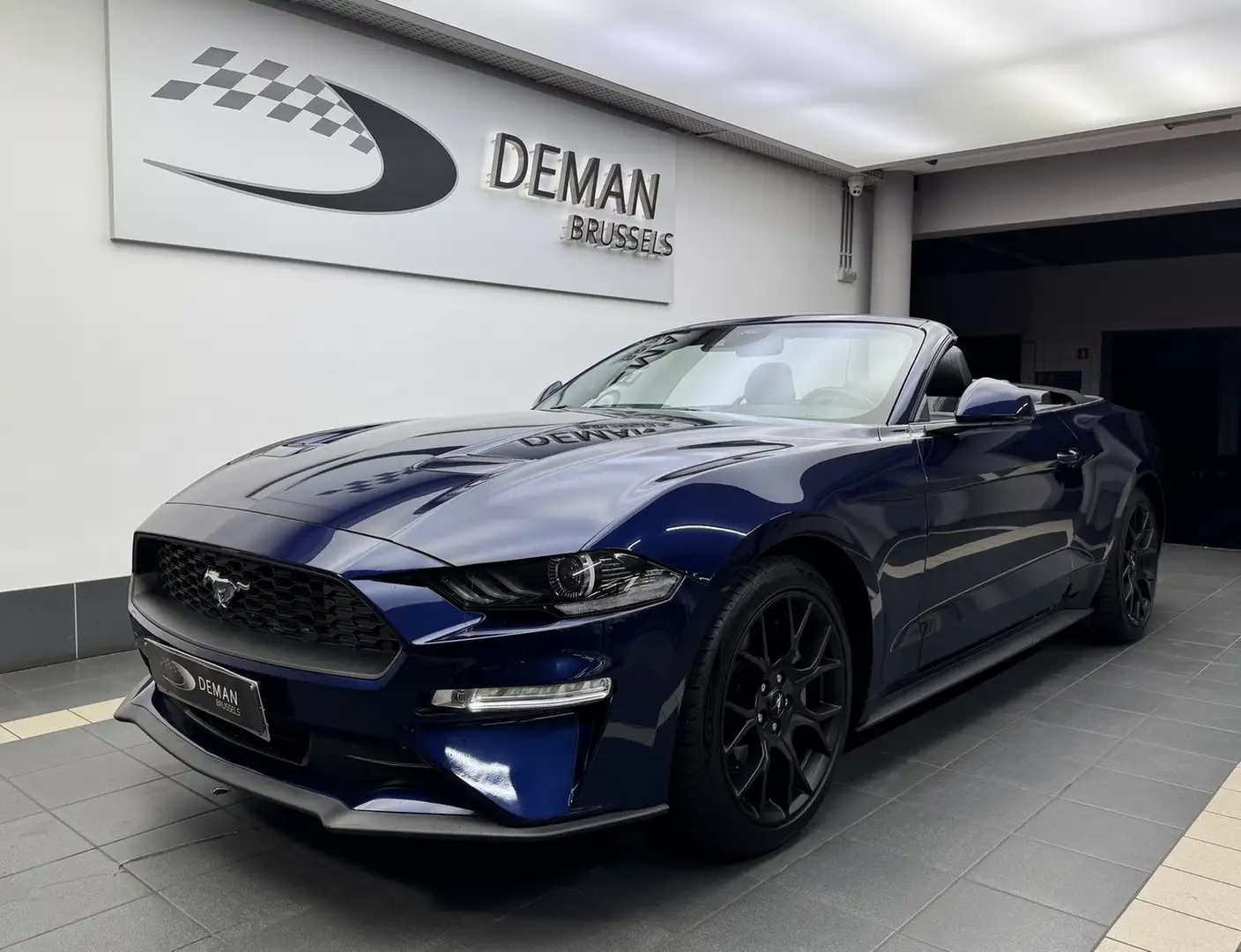 Ford Mustang Cabrio * Boîte manu * B&O * Sièges vent/chau Blu/Azzurro - 1