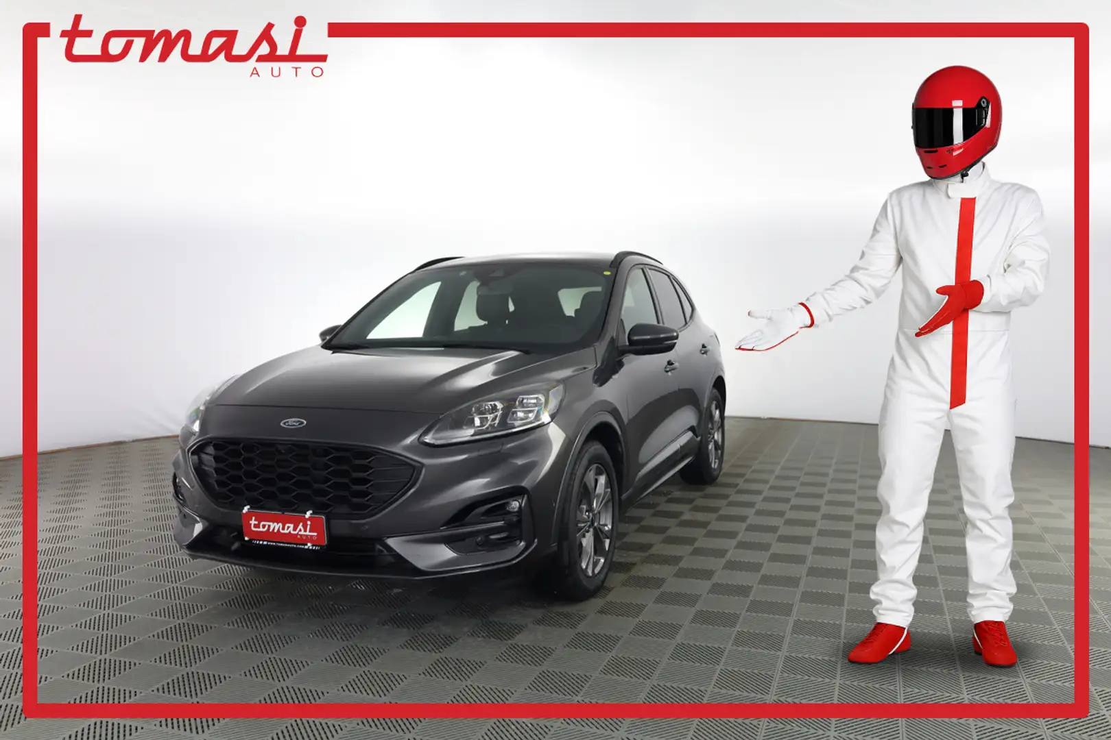 Ford Kuga FORD Kuga 1.5 EcoBlue 120 CV aut. 2WD ST-Line Gris - 1