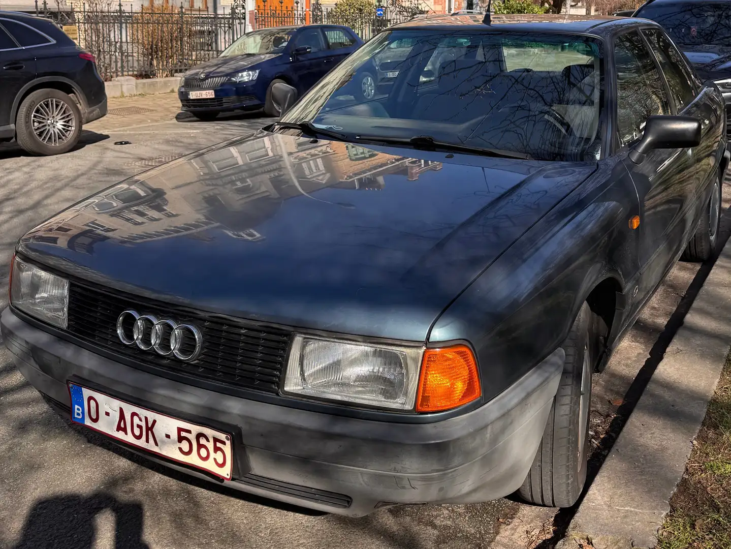 Audi 80 Bleu - 2