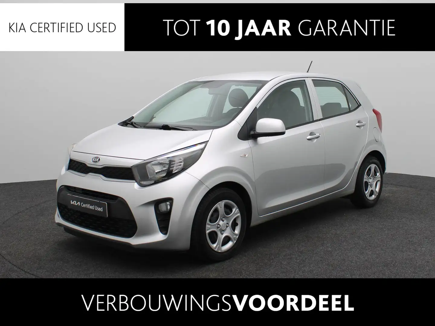 Kia Picanto 1.0 CVVT EconomyPlusLine | 1e Eigenaar | Airco | E Gris - 1