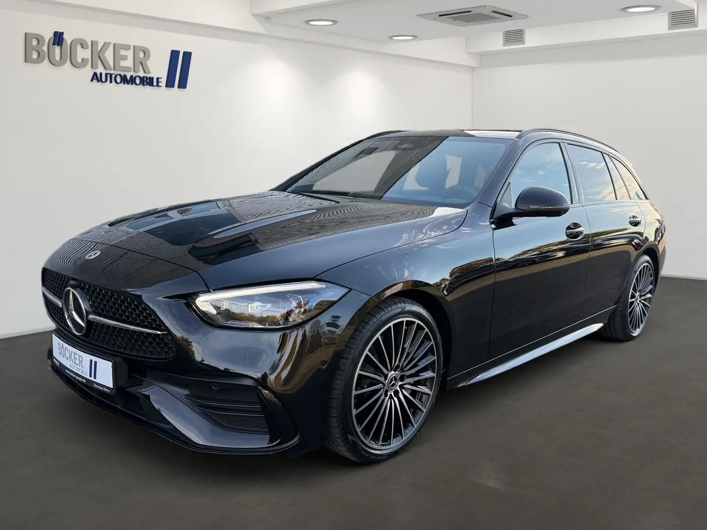 Mercedes-Benz C 200 C200 T-Modell AMG-Line DIG LIG 360 DISTRONIC Navi Negro - 2