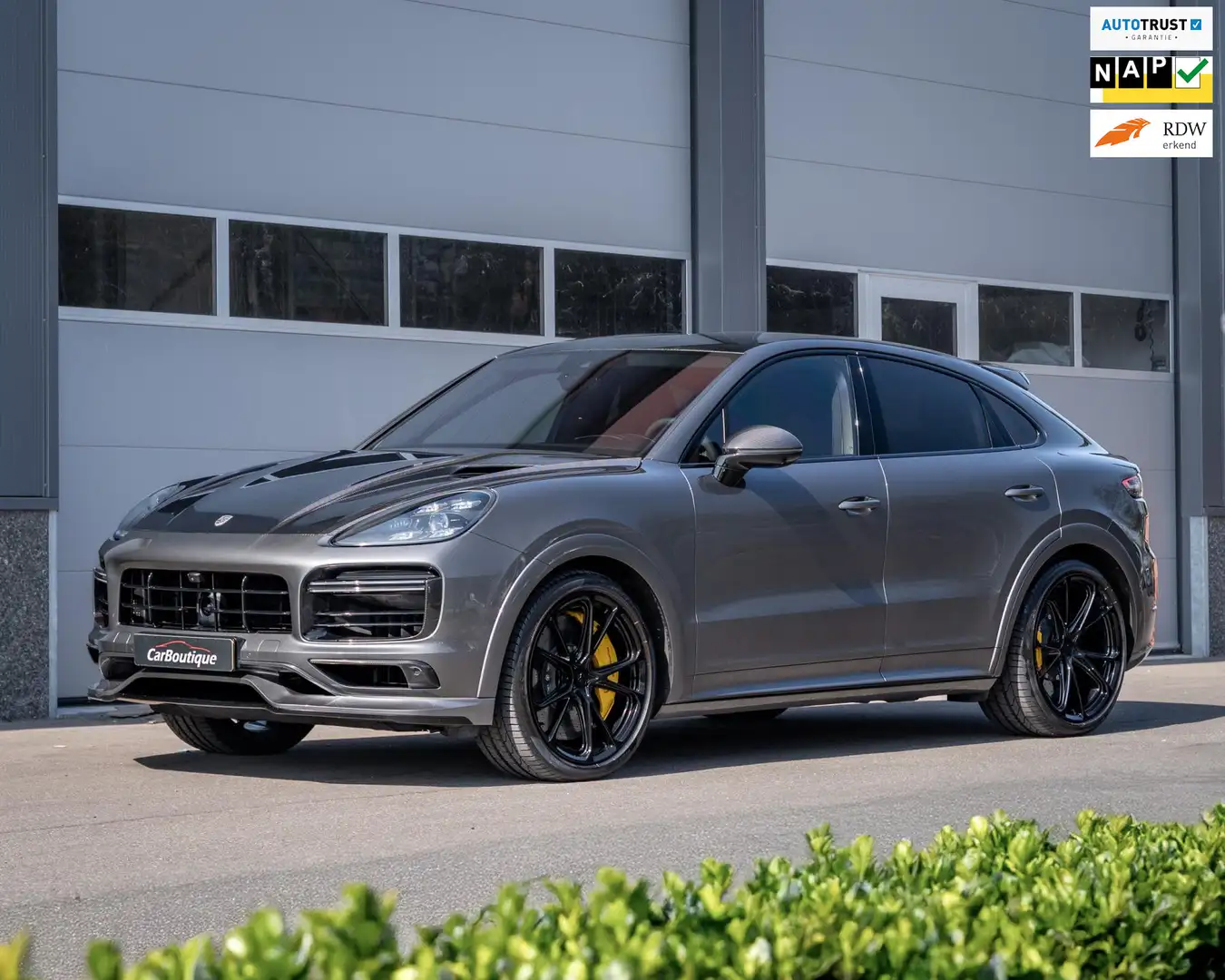 Porsche Cayenne Coupé 4.0 Turbo I Techart I GT I Keramisch I Carbo Grijs - 1
