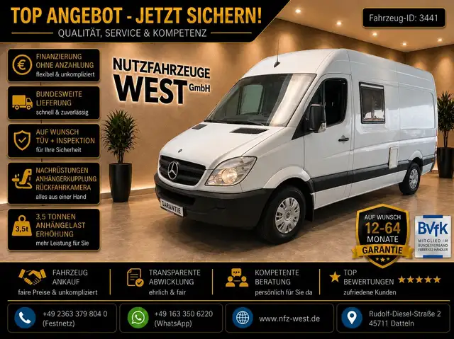 Mercedes-Benz Sprinter Wohnmobil Umbau*Küche+Wc+Markise+Bett*