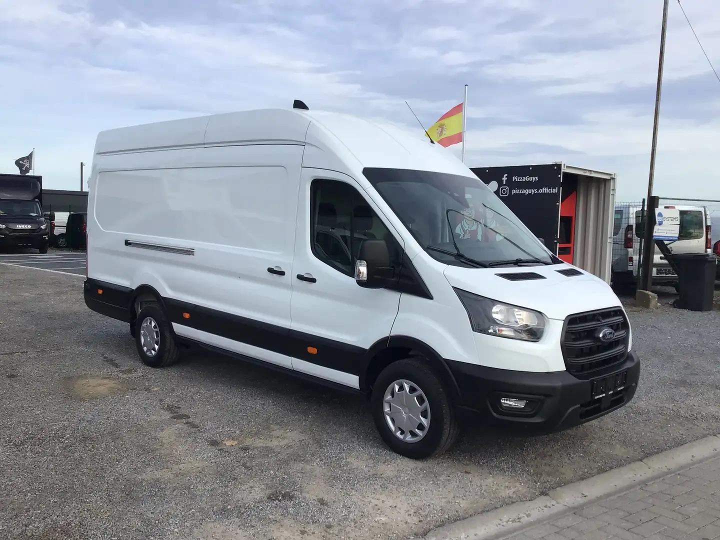 Ford Transit l4h3 165pk automaat 7/2025 30950e ex Blanc - 1