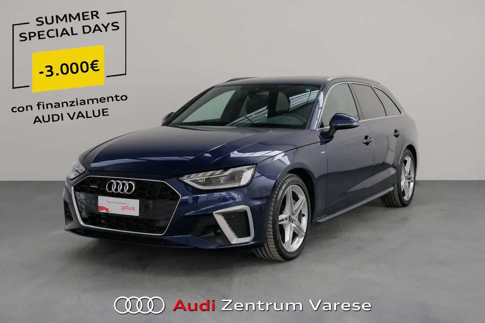 Audi A4 Avant 40 TDI 204CV MHEV Quattro Stronic Sline Niebieski - 1