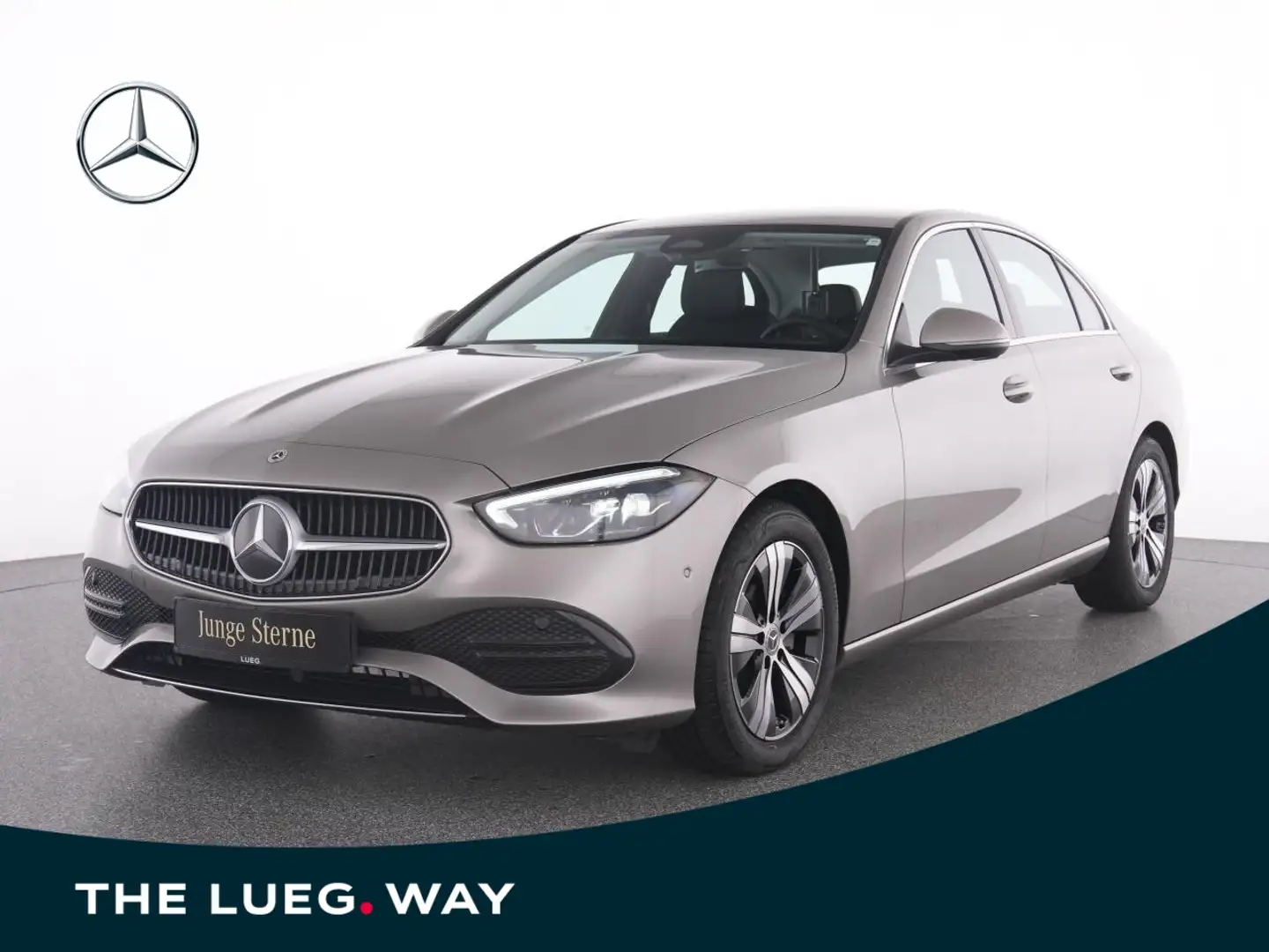 Mercedes-Benz C 180 Avantgarde+MBUX+AHK+LED-HP+RFK+PTS+Amb+SHZ Argento - 1